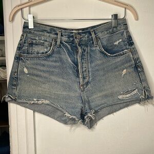 Agolde High Waisted Jean Shorts